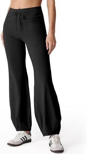 Bubble Pants Fold Over Drawstring Balloon Leggings